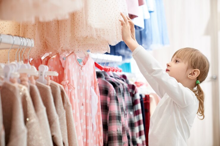 childrens clothes rail